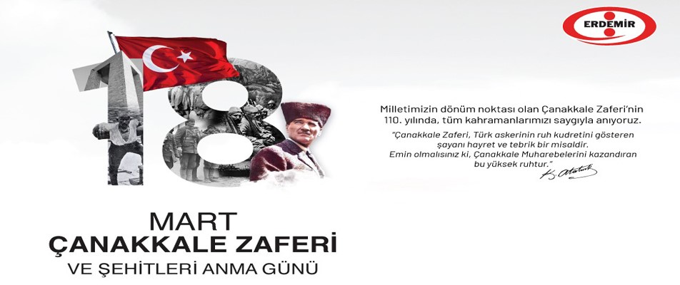ERDEMİR, ÇANAKKALE ŞEHİTLERİNİ ANDI