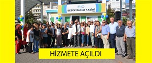 Sahilde Bebek Bakım Kabini Hizmete Açıldı