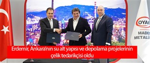 Erdemir, Ankara’nın su alt yapısı ve depolama projelerinin çelik tedarikçisi oldu