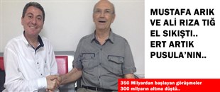 MUSTAFA ARIK VE ALİ RIZA TIĞ EL SIKIŞTI.. ERT ARTIK PUSULA'NIN..