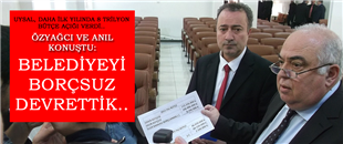 CHP GRUBUNDAN UYSAL'A ELEŞTİRİ: BİZ BELEDİYEYİ BORÇSUZ DEVRETTİK..