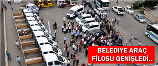 BELEDİYE ARAÇ FİLOSU GENİŞLEDİ..