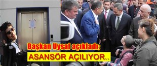 O ASANSÖR AÇILIYOR..