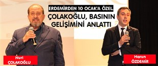 ERDEMİR'DEN GAZETECİLERE ÖZEL ETKİNLİK..