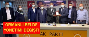 AK PARTİ ORMANLI'DA BAYRAK DEĞİŞİMİ