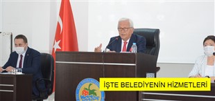 POSBIYIK, BELEDİYE HİZMETLERİNİ AÇIKLADI