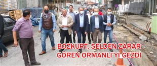 AK PARTİ, AFET BÖLGESİNDE, BOZKURT: “DEVLETİMİZ BURADA”