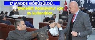 BELEDİYE MECLİSİNDE SEÇİM VARDI..