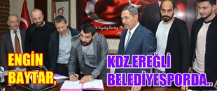 ENGİN BAYTAR, KDZ.EREĞLİ BELEDİYESPOR'DA..