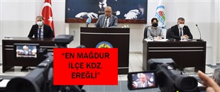 BAŞKAN POSBIYIK: DEVLET YATIRIMLARINDA EN MAĞDUR İLÇE KDZ. EREĞLİ