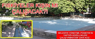 PARKLARDAKİ FISKİYELER KIŞIN MI ÇALIŞACAK?