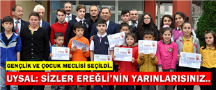 GENÇLİK VE ÇOCUK MECLİSİ BAŞKANLARI SEÇİLDİ