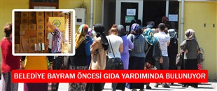 KDZ. EREĞLİ BELEDİYESİ BAYRAM ÖNCESİ GIDA YARDIMINDA BULUNUYOR