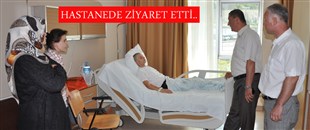 ATAY, YARALILARI HASTANEDE ZİYARET ETTİ..