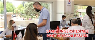 SANKO ÜNİVERSİTESİ'NDE KAYIT HEYECANI BAŞLADI