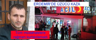 ERDEMİR'DE ÜZÜCÜ KAZA; 1 İŞÇİ ÖLDÜ