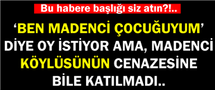 BU HABERE, BAŞLIĞI SİZ ATIN!..