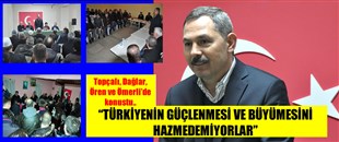 “TÜRKİYE'NİN GÜÇLENMESİ VE BÜYÜMESİNİ HAZMEDEMİYORLAR”