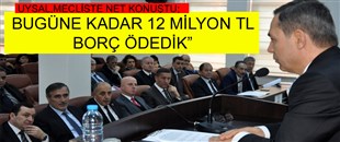 UYSAL: RANT PEŞİNDE KOŞANLARLA YAN YANA YÜRÜMEM..