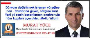 MURAT YÜCE'NİN YENİ YIL MESAJI..