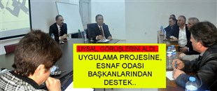 UYSAL, ESNAF ODASI BAŞKANLARIYLA GÖRÜŞTÜ