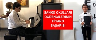 SANKO OKULLARI ÖĞRENCİLERİNİN PİYANO BAŞARISI