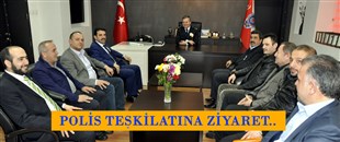 AK PARTİ'DEN, POLİS TEŞKİLATINA ZİYARET..