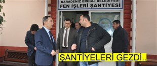 MESAİYE ŞANTİYEDEN BAŞLADI..