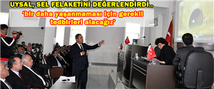 BAŞKAN UYSAL MECLİSTE SEL FELAKETİNİ DEĞERLENDİRDİ