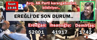 Saat 19:46 itibariyle: EREĞLİ'DE SON DURUM..