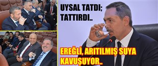 ARITILMIŞ SUYU İLK KEZ TATDILAR..