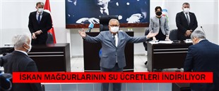 BAŞKAN POSBIYIK MECLİSTE AÇIKLADI:“İSKAN MAĞDURLARININ SU ÜCRETLERİNİ İNDİRİYORUZ”