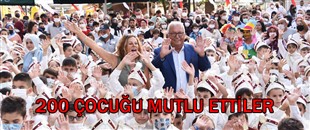 KDZ. EREĞLİ BELEDİYESİ, 200 ÇOCUĞU MUTLU ETTİ