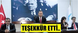 UYSAL, ÖZHASEKİ'YE TEŞEKKÜR ETTİ..