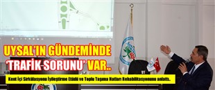 BELEDİYE MECLİSİNDE TRAFİK SORUNU ELE ALINDI