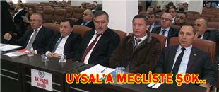 UYSAL'A MECLİSTE ŞOK..