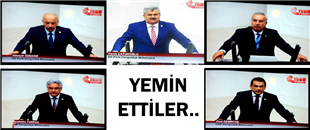 YEMİN ETTİLER..