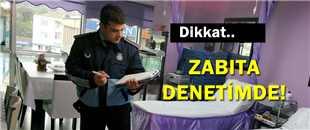 BELEDİYE ZABITASI KUAFÖRLERİ DENETLEDİ