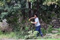 ESKİ KAYMAKAMLIK ALANINDA TEMİZLİK ÇALIŞMASI YAPILIYOR