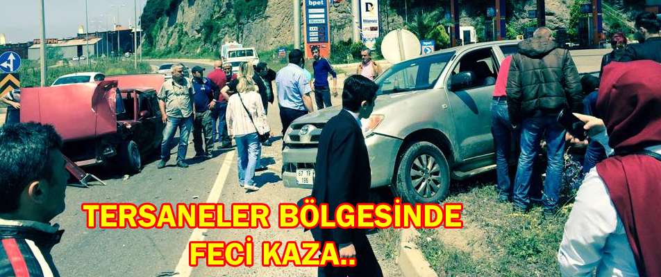 TERSANELER BÖLGESİNDE FECİ KAZA..